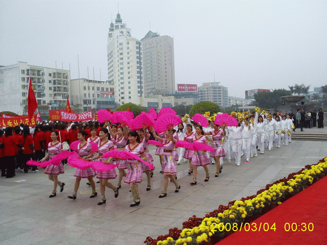 钦州市“节能减排巾帼志愿者行动”启动仪式